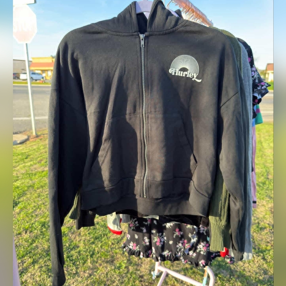 Hurley Charcoal Gray Hoodie